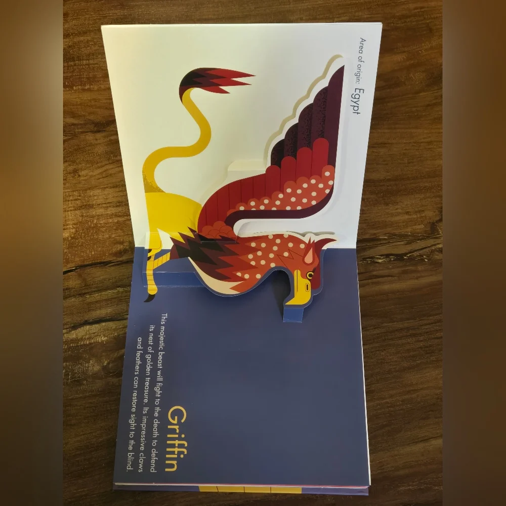 My First Pop-Up Mythological Monsters Book By Owen Davey Children's Hardcover
